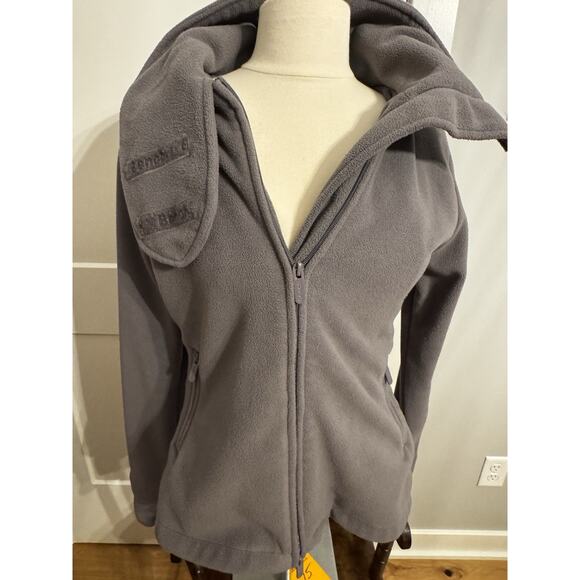 Bench Women’s Full Zip Funnel Neck Gray Fitted Sz Xl Jacket Winter Ski Gorpcore - Picture 7 of 15